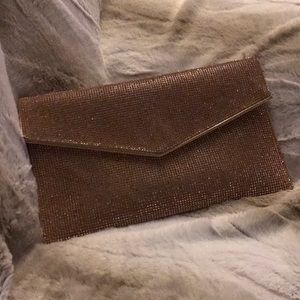 Gold Envelope Clutch
